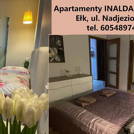 Apartament Inalda Ełk Zewnętrze zdjęcie